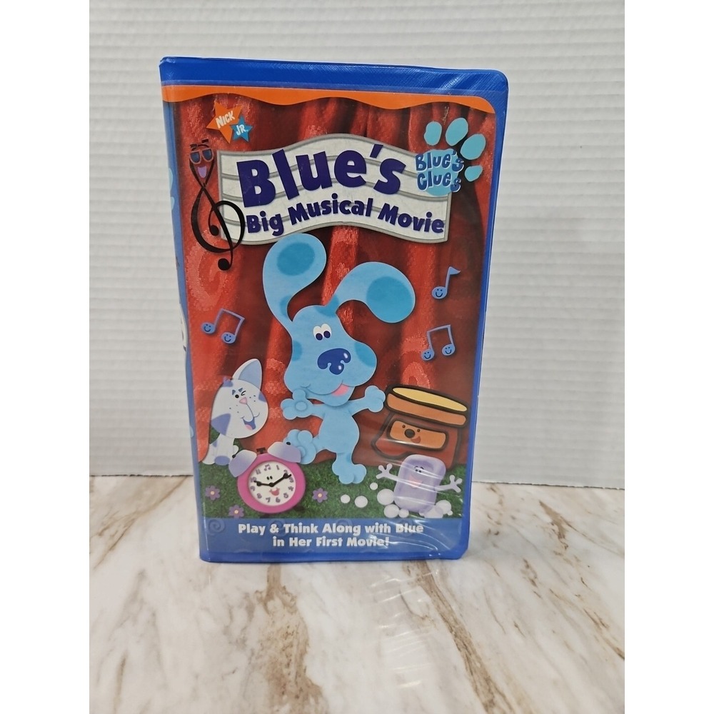 Blues Clues - Blues Big Musical Movie (VHS, 2000) Steve Preschool Nick Jr.